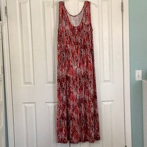 Dress, maxi. XL, knit sleeveless